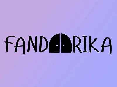 Fandoorika logo brand brand design brand identity branding branding design design door fan graphic design illustration logo logo design logotype minimal party event typography vector