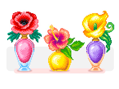 Pixel Art Illustration art bottle colors design flowers graphicdesign illustration pattern perfume pixel art pixelart pixelartist