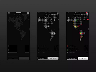 Covid 19 Mobile App Concept Motion covid covid 19 covid 19 covid19 mobile app mobile app design mobile design mobile ui