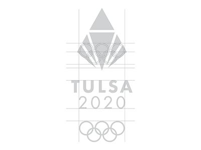 Tulsa 2020 Olympic logo challenge design grid badge branding corporate design grid identity logo minimal modern monogram oklahoma rebrand