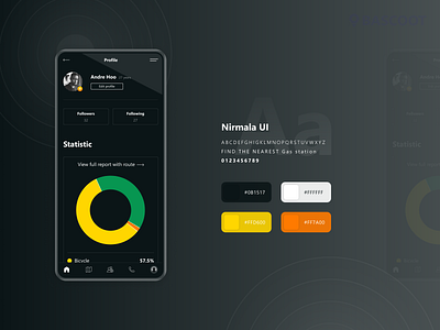 Bike Rent Mobile App Profile Page bali mobile mobile app mobile app design mobile design mobile ui rent rental app