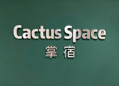 Cactus Space Brand art cactusspace cactusspace illustration logo