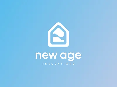 A logo for an insulation company brand branding clean design flat graphic graphic design identity identity design insulation light logo material simple