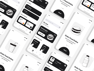 Food Store - Mobile App app clean contour design figma food mobile mobile app mobile ui modern product design ui ui design ui8 uiux