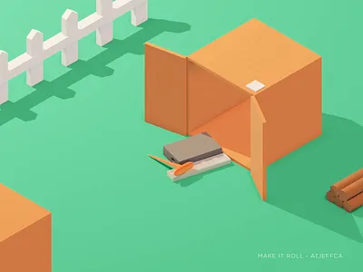 Make it roll ! 3d abstract after effects animation animation 2d blender branding design gif illustration loop motion design