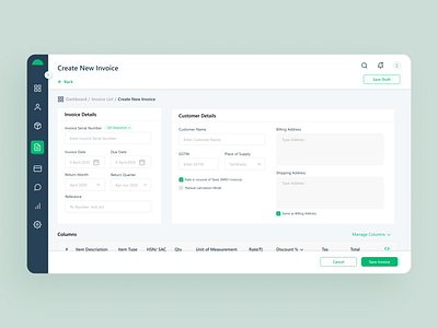 Create New Invoice app clean dashboard dashboard design dashboard ui figma invoice minimal webapp webdesign