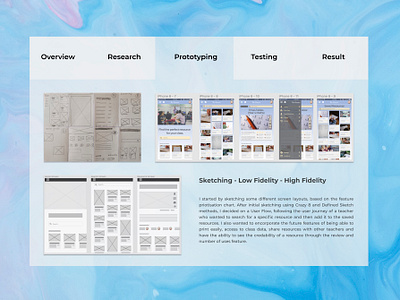 Teaching Resources (UX Design and Research) app demonstration design experiment research research development researcher user experience ux ux research