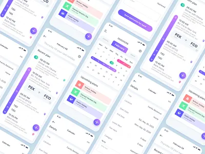 Tour Management iOS App UI 2020 app icon illustration ios mockup ui uiux ux
