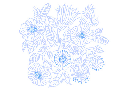 Vector Graphics art blue design floral flower illustration flowers graphicdesign illustration illustration art illustrator vector vector illustration vectorart