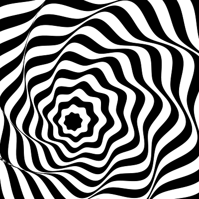 Op Art background design illustration