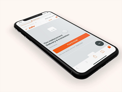 Zohr - Quote animation e commerce editor new tire product quote tire exchange tire replacement tires wireframes