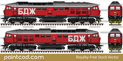 Luhanskteplovoz TE-109 Ludmilla by Bulgarian State Railways diesel electric engine machine passenger locomotive te 109 railroad teplovoz train transport