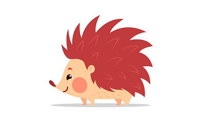 Cartoon Hedgehog 2d adobe art arte arte digital cartoon character digital art digital illustration draw illustration illustrator personagem