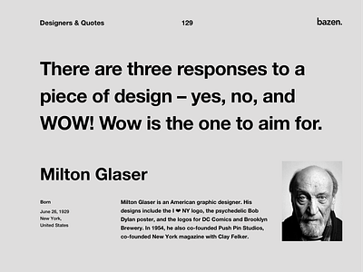 Quote - Milton Glaser design agency design quote design quotes design tip design tips designtips inspirational quote inspirational quotes milton glaser motivational motivational monday motivational quotes motivationalquote quote design ui uiux uiux design uiuxdesign uiuxdesigner ux