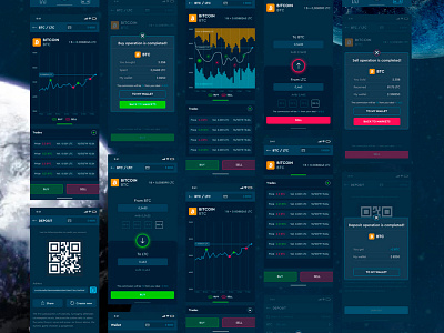 BTC hit Lite ios app design ui design uiux web design