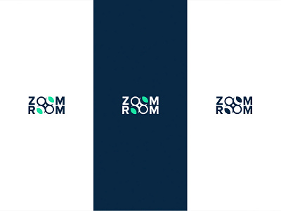 logo ZoomRoom graphic design logo design product design web design