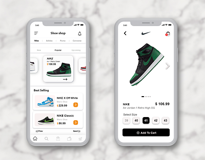 Online shop adobexd app design illustration ui uidesign ux