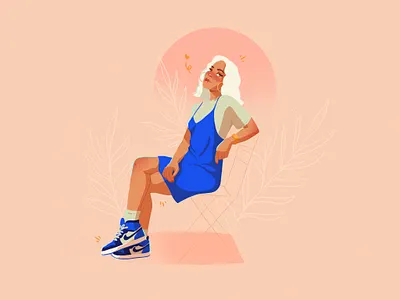 Isolation illustration 02 character character design flat flat illustration illustration streetwear urban wear