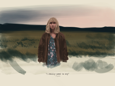 Alyssa alyssa art digital drawing fanart illustration netflix paintings series sketch teotfw