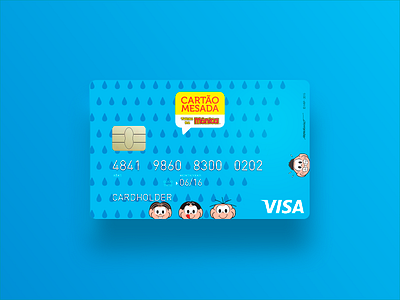 Visa Turma da Mônica - Credit card bank card banking brand design brand identity branding design card card design credit card design credit cards debit card payment methods turma da monica turma da mônica