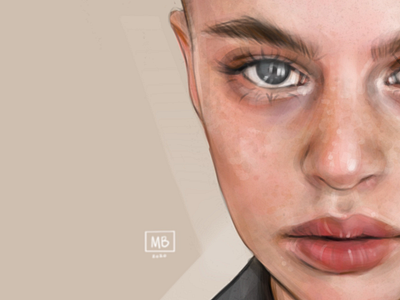 Cajsa Wessberg digital portrait drawing illustration procreate