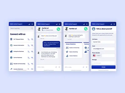 Project Redo #7 - M800 LiveChat Redesign chat chat app chatbot chatting clean livechat mobile mobile app simple ui