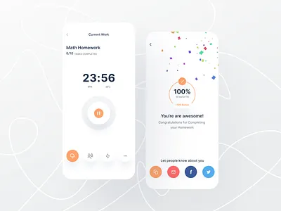 Freebie: Education app app design child course design education education app education website illustration minimal online startup typography ux uxui