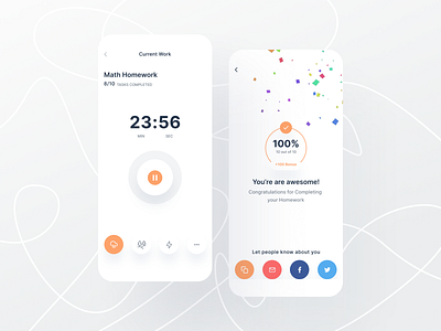 Freebie: Education app app design child course design education education app education website illustration minimal online startup typography ux uxui