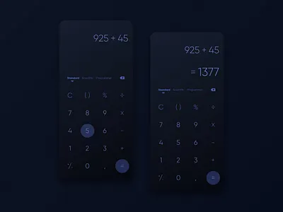 Daily UI - 004 - Calculator calculator concept conceptdesign dailyui design mobile mobile app ui ux uxdesign