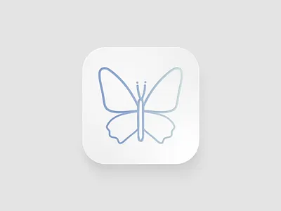Daily UI challenge | 005 | Icon butterfly dailyui design icon ui