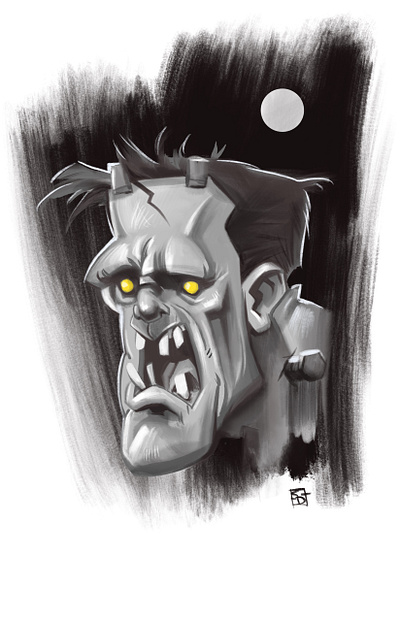 Monster Character Designs black and white cartooning cartoonist character design comic comics concept design design digital painting drawing horror art horror movie illustration monsters universal monsters