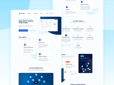 appfleet - LP ☁️🤖 appfleet cloud computing cloud server cloud service containers hosting template microservices paas saas saas design saas landing saas landing page saas website semiflat semiflat studio