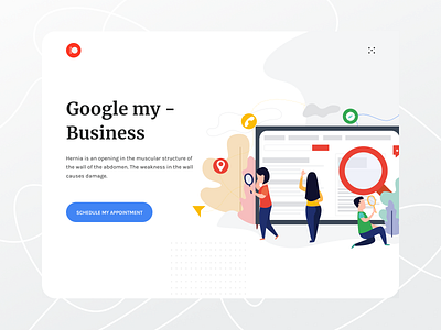 Freebie: Google analytics web header UI exploration figma kit freebie google analytics header illustration kit landingpage marketing page ui uidesign uiux web web design website