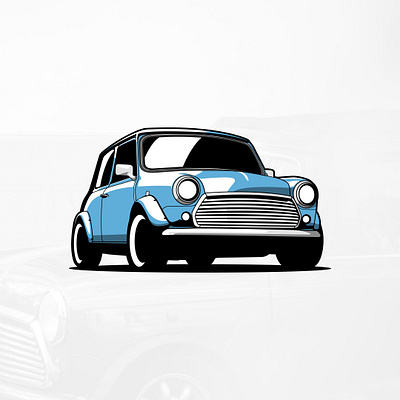 Mini Cooper artwork auto automobile car cooper drawing graphicdesign illustration logo mini vector