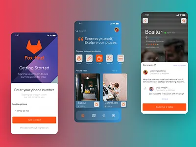 Mobile app prototype app design figma icon logo minimal neumorphism typography