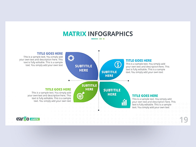 Eargo Matrix Infographics PowerPoint Template analytics business clean colors creative design editable infographic infographic design marketing matrix minimal powerpoint powerpoint template ppt template pptx presentation presentation template slide vector