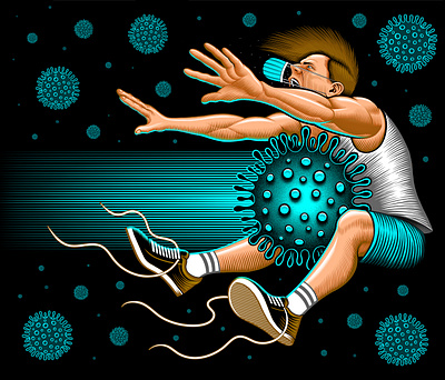 Covid-19 illustration coronavirus covid19 illustration illustrations logo medical sickness vector vector art