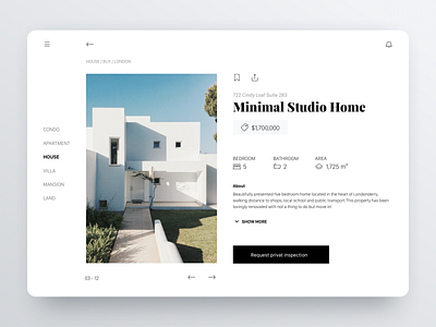 Real Estate App Concept agency architecture design dribbble best shot home ipad minimal app modern pczohtas property real estate real estate agency real estate branding tablet ui