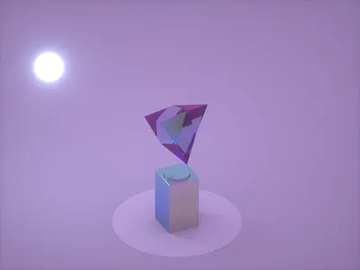 P.P.S. — Personal Portable Sun 3d animation c4d digital art game design gem illustraion lego motion design sun