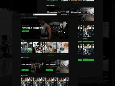 Fitness website design bodybuilding ecommerce fitness gym landingpage training website