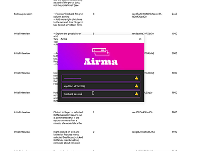 Airtable Figma Plugin database figma modal plugin