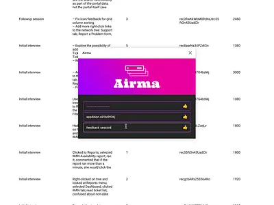 Airtable Figma Plugin database figma modal plugin