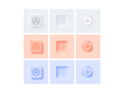 Neumorphic – icons app button design button states buttons case design icon design iconography icons neumorphic neumorphism shadow shadows skeuomorphism soft ui trend trend2020 ui uidesign ux