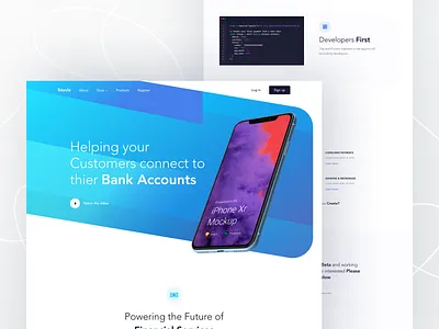 Freebie: fintech web landing page app web designer banking block chain crypto wallet cryptocurrency fin tech finance freebie landing page landing page concept mobile app mockup money transfer start up uidesign uxdesign webdesign