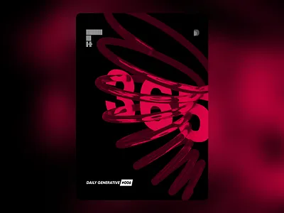 365 - Generative Art - #006 cinema4d cinema4dart cinema4dr20 generation generative generative art generative design generativeart generativedesign light poster poster a day poster art poster design posters red
