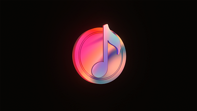 519 Musicicon 3d art blender eevee icon illustration logo music music app music art