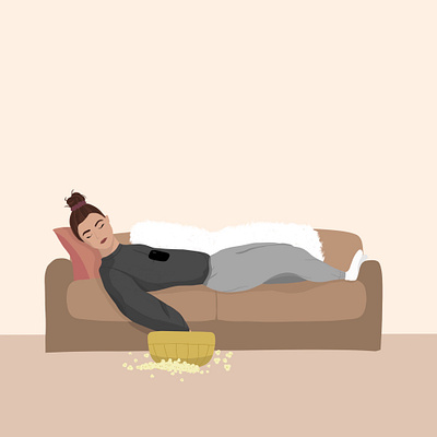 Just Chillin' design digital digital illustration digitalart flat illustration minimal procreate vector