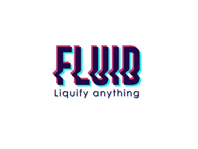 Landing Page logo for "Liquify" App branding design flat icon illustration illustrator lettering logo minimal vector