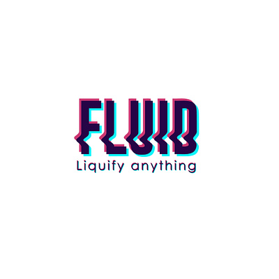 Landing Page logo for "Liquify" App branding design flat icon illustration illustrator lettering logo minimal vector