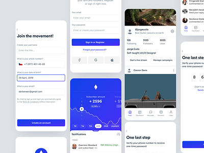 Influencer - Mobile App animation crypto crypto wallet fintech freelance illustration ios iot minimal mobile product product design product designer product management product page production ui ux ux designer